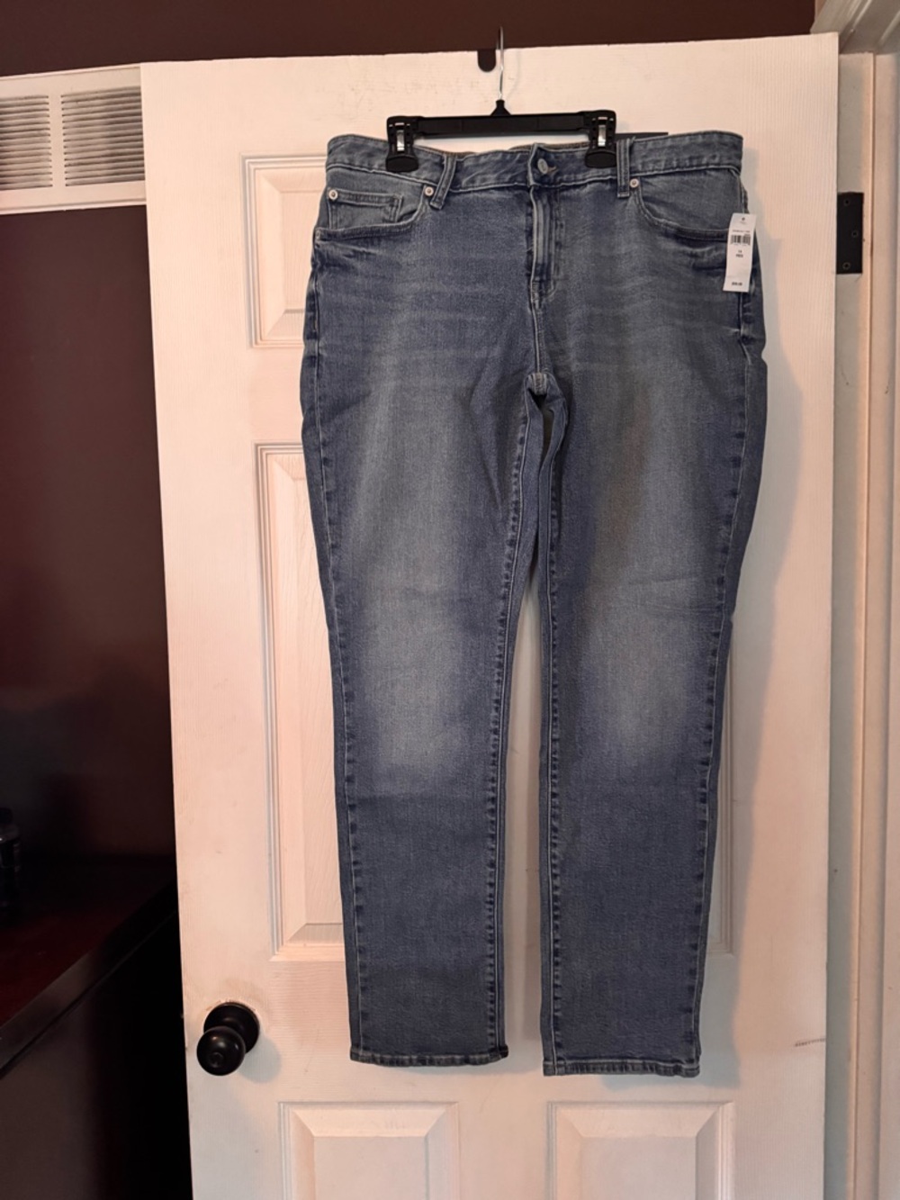 GAP Women's Medium Light Blue Straight-Leg Jeans